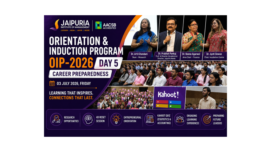 Day 5 of the Orientation & Induction Program (OIP) 2026–28