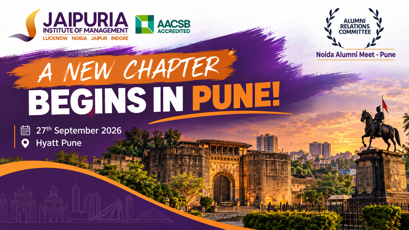 A NEW CHAPTER BEGINS IN PUNE! 🎉-JIM Noida Alumni Meet