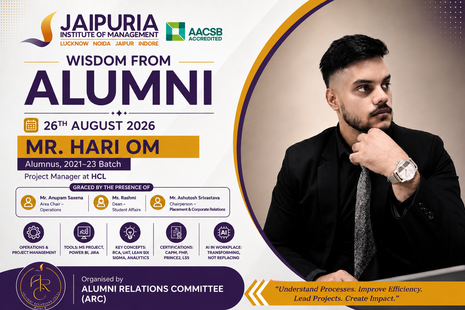 Wisdom From Alumni – Operations Session