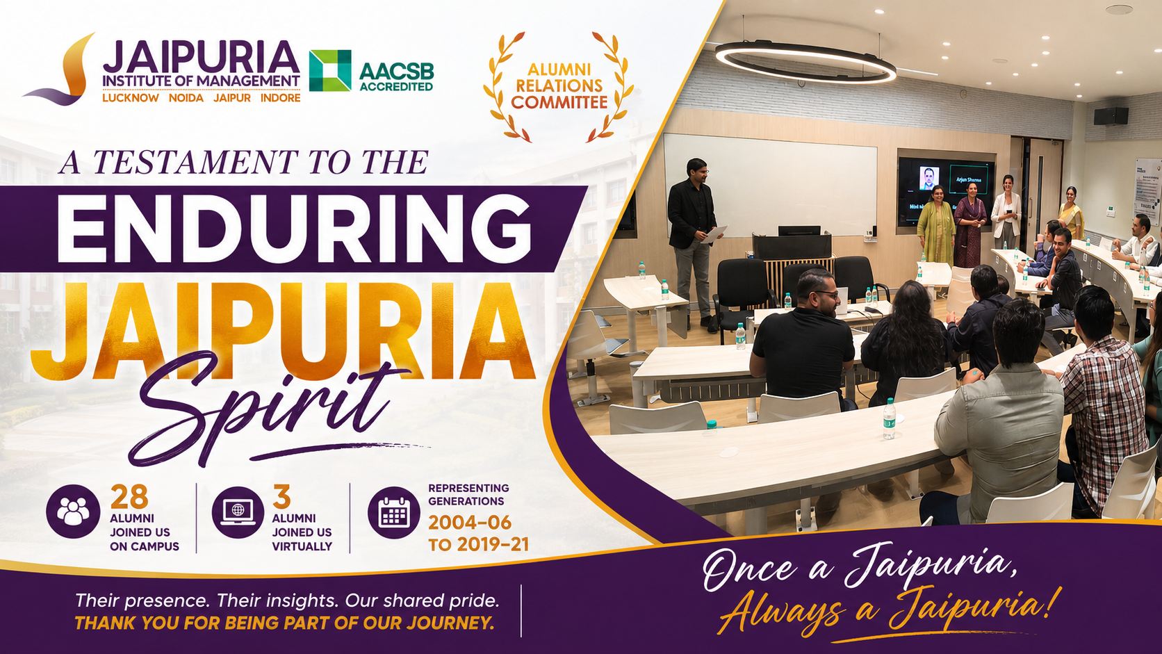 A Testament to the Enduring Jaipuria Spirit-JIM Noida