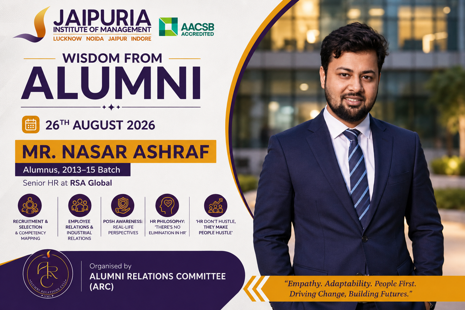 Wisdom from Alumni – HR Session